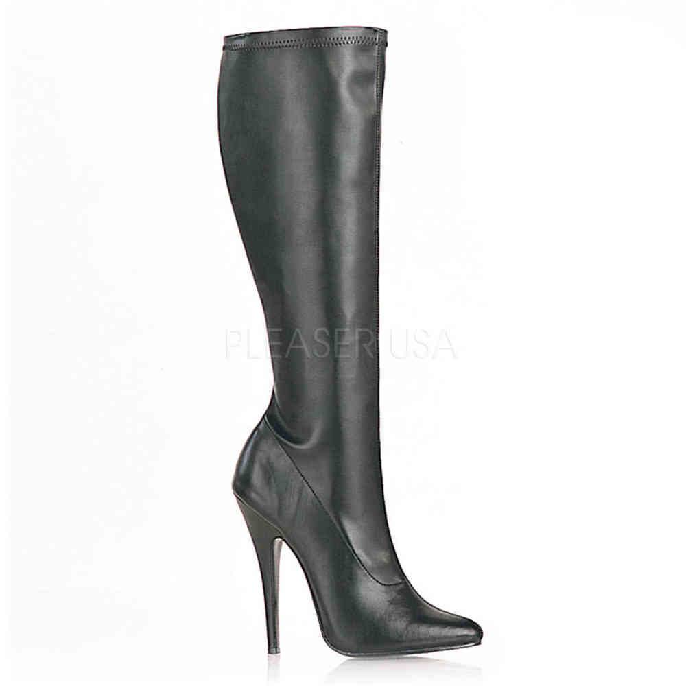 Devious - DOMINA2000 Kniehohe Stiefel - Pole dance schuhe - Schwarz Product image